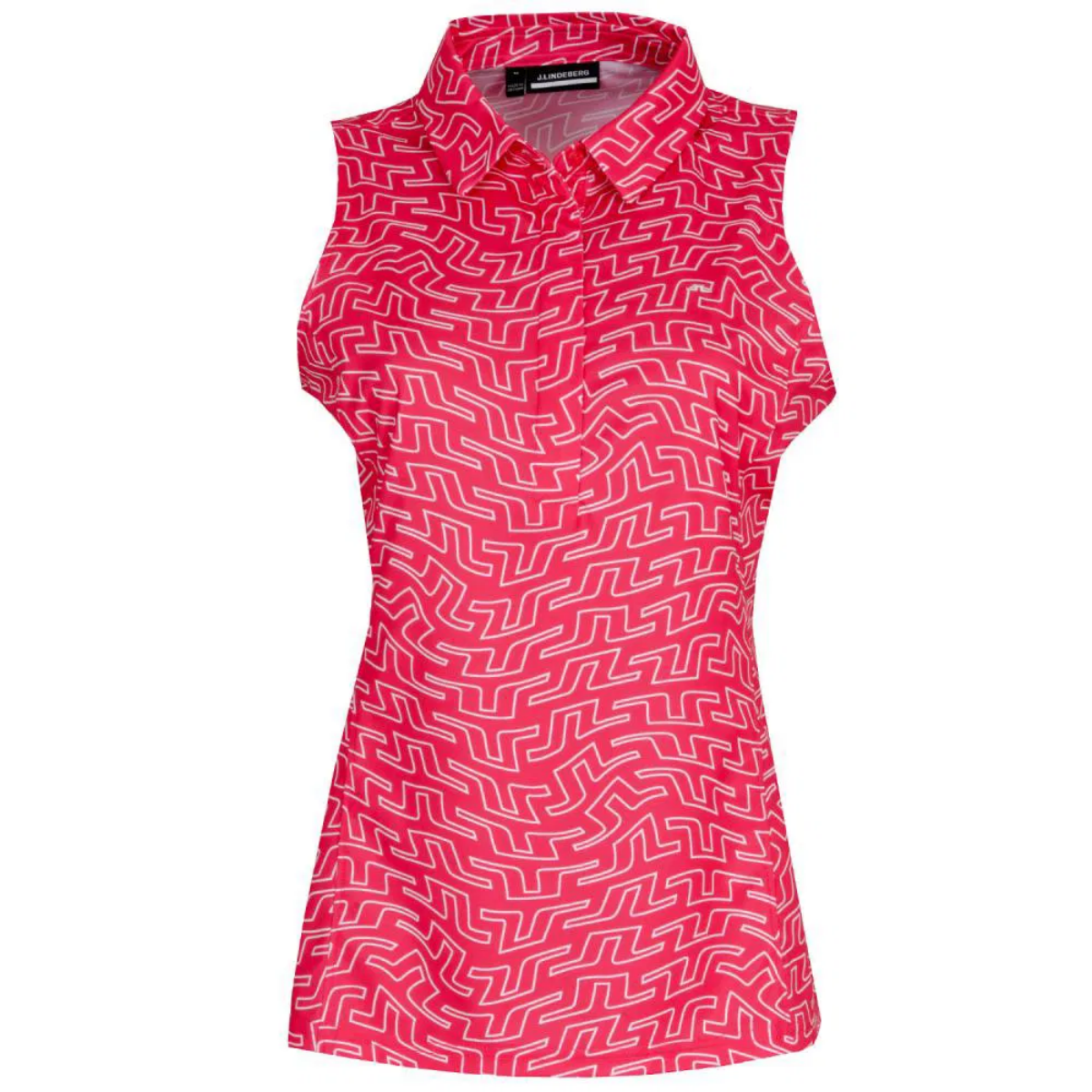 J Lindeberg Dena Print GWJT08081 S188 sleeveless polo