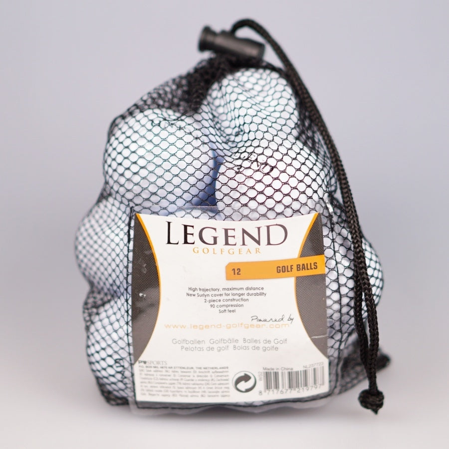 Legend Distance Golfballen wit Dozijn / 12 stuks