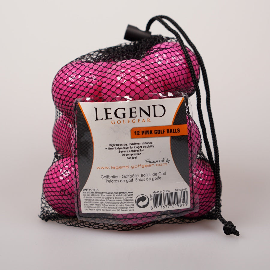 Legend Distance Golfballen roze Dozijn / 12 stuks