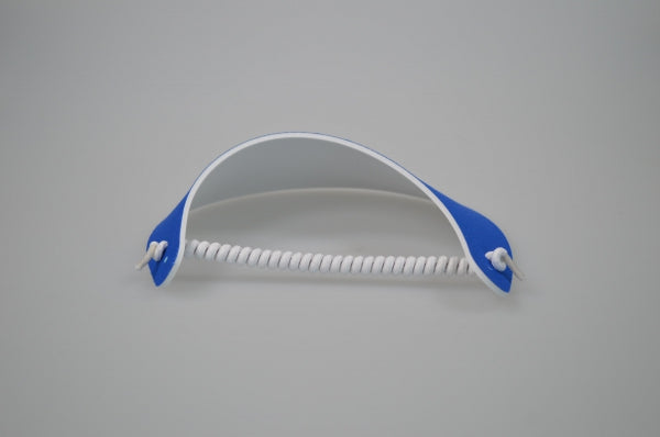 Golf zonneklep achterkant blauw