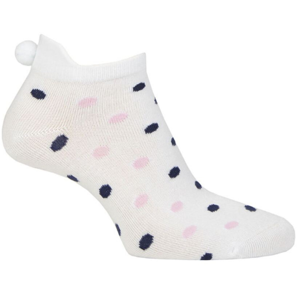 Glenmuir golfsocks Navy light pink dots