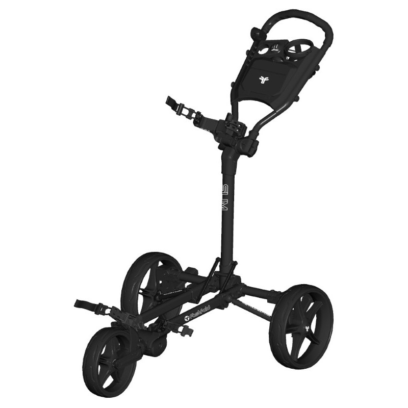 Fastfold Slim golftrolley Mat zwart