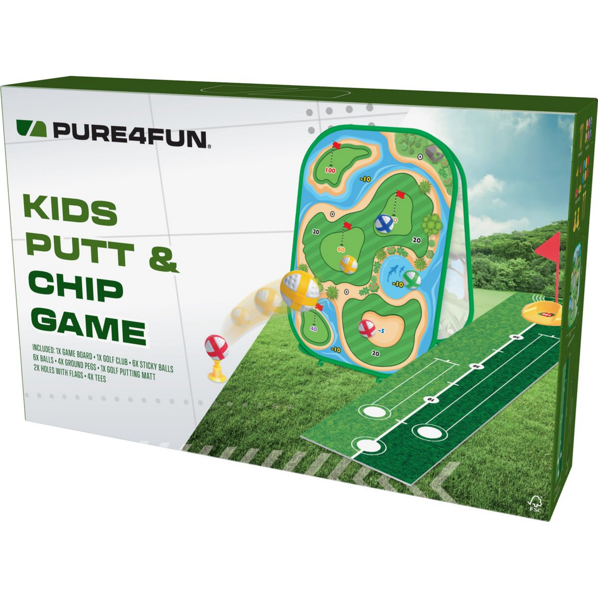 Pure4Fun Kids Put and Chip game