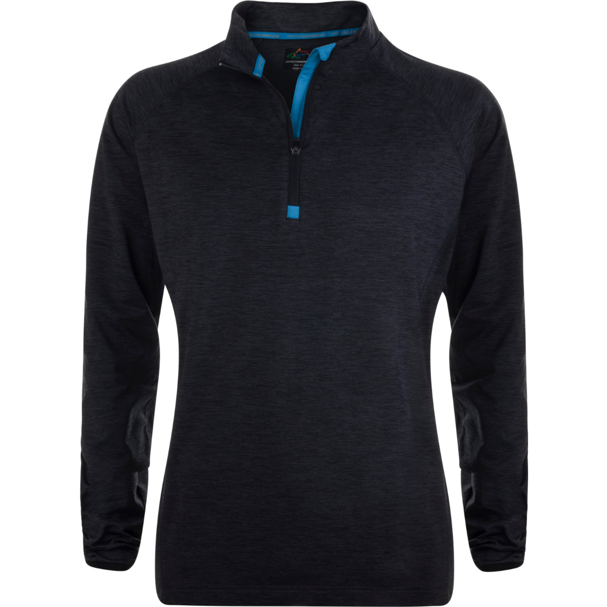 Greg Norman G7S22GN03 longsleeve Heathered Thermo Sweater Black
