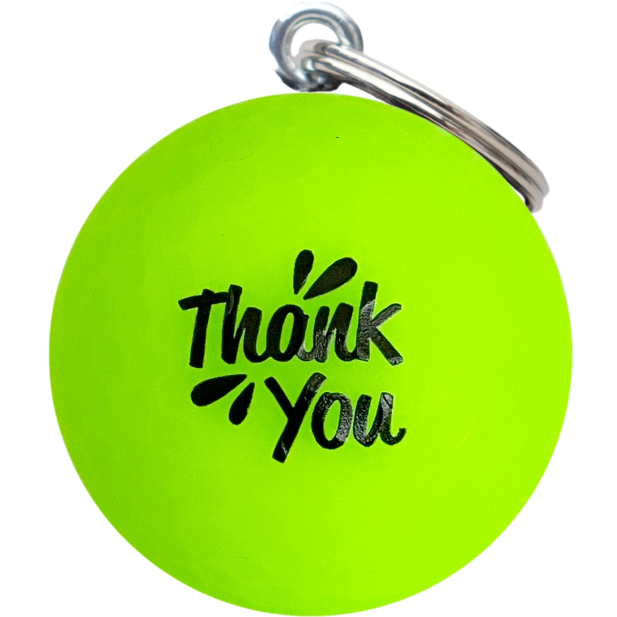 Golfbal sleutelhanger Thank You Groen