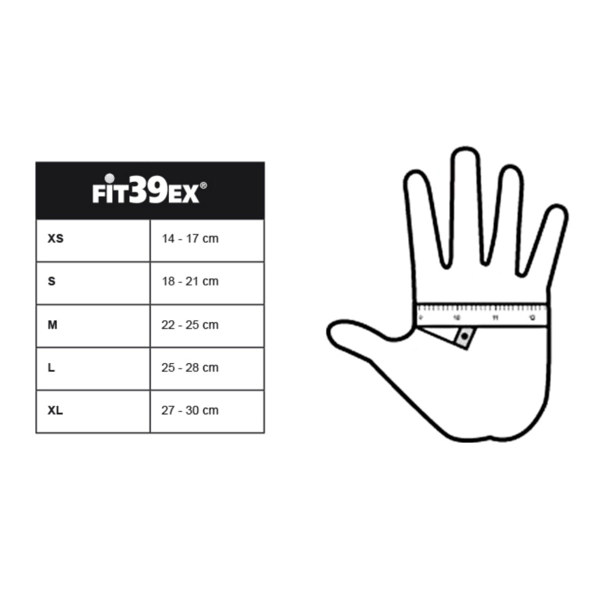 Fit39EX dames golfhandschoen