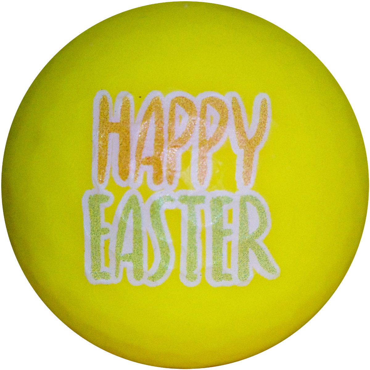 Golfballen WS9900106 set van 3 met print "Happy Easter"