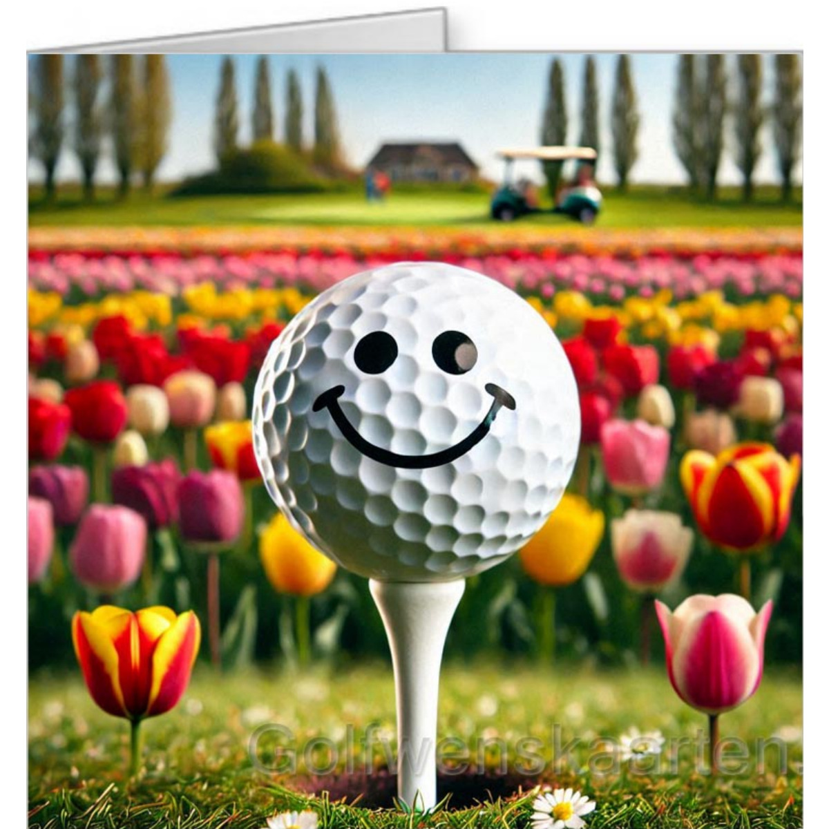 Golf Wenskaart Holland Golf