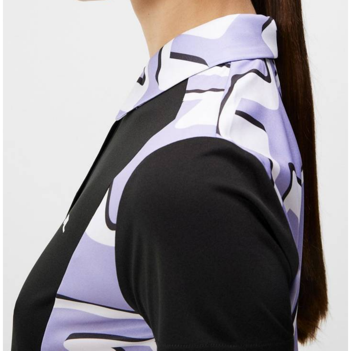 J.Lindeberg Kristine polo GWJT09341 Q281 bridge wave sweet lavender