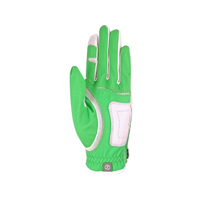 Zero Friction Synthetic ZFGL30002 lime ladies golf glove