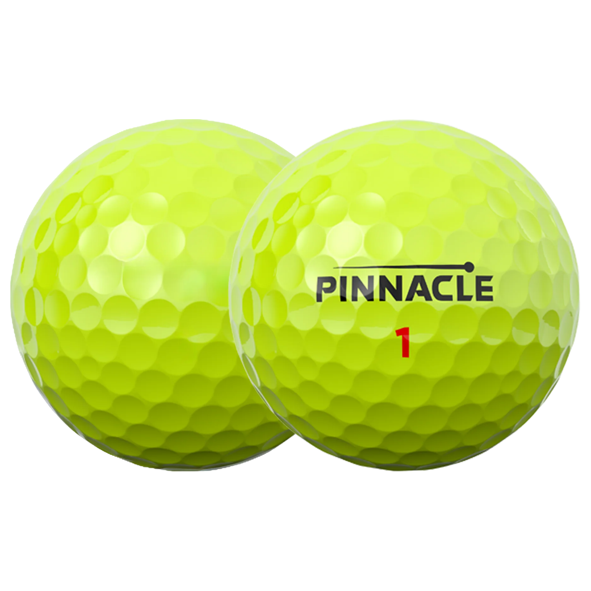 Pinnacle Distance 12 golfballen Geel