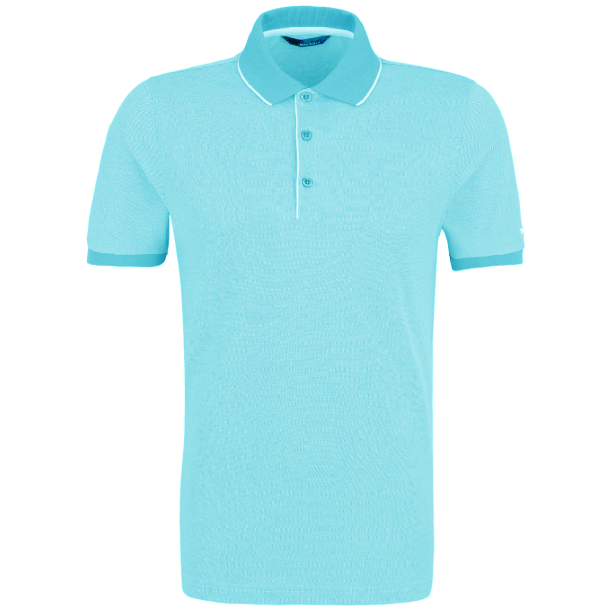 Brax Pius-A 4088/39 heren polo Blue fish