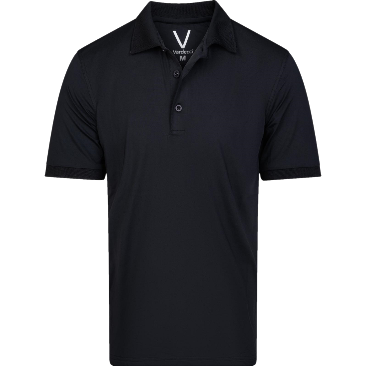 Vardecci VA10000 heren basic poloshirt zwart