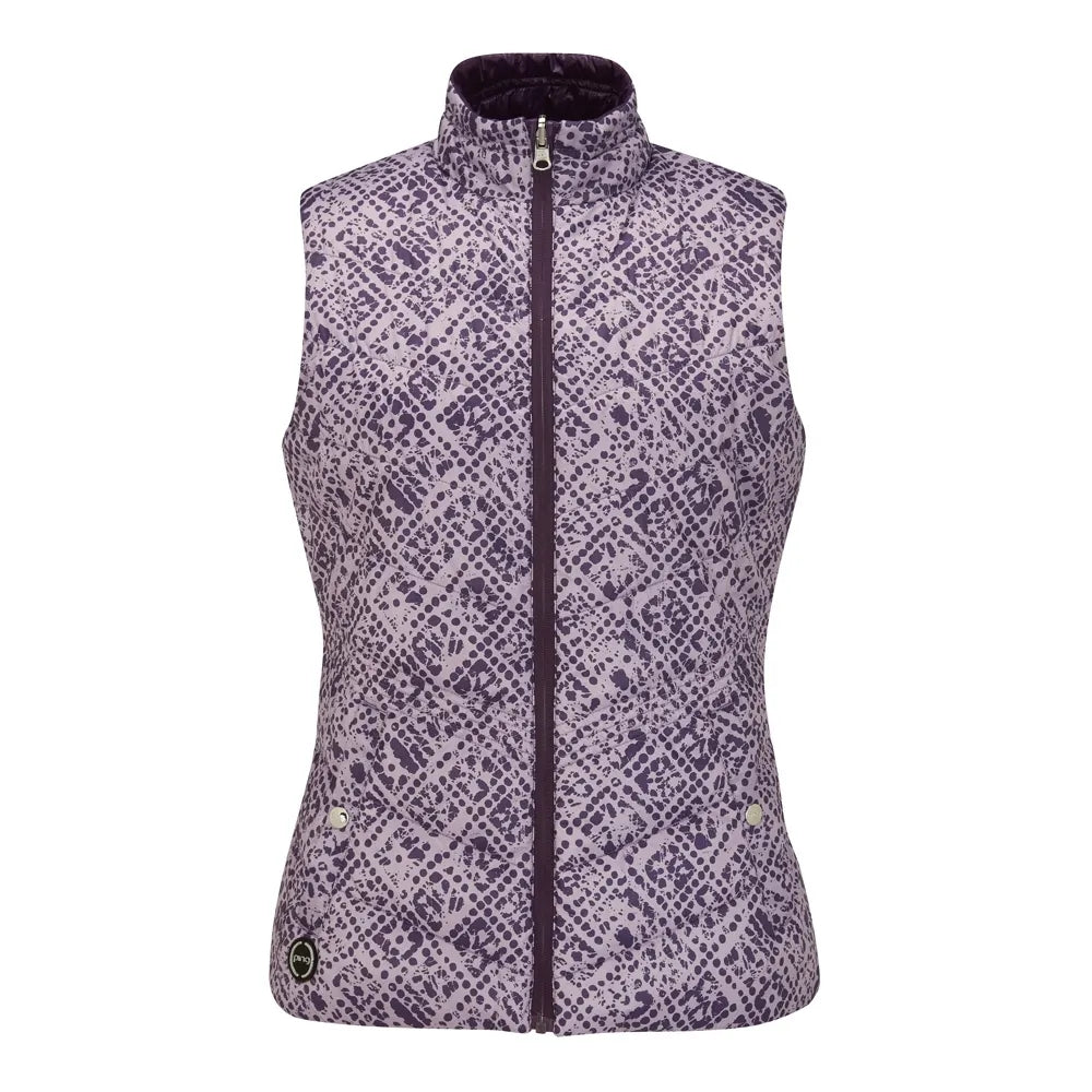Ping P93634 Lola Reversible vest  Purple Plum Multi
