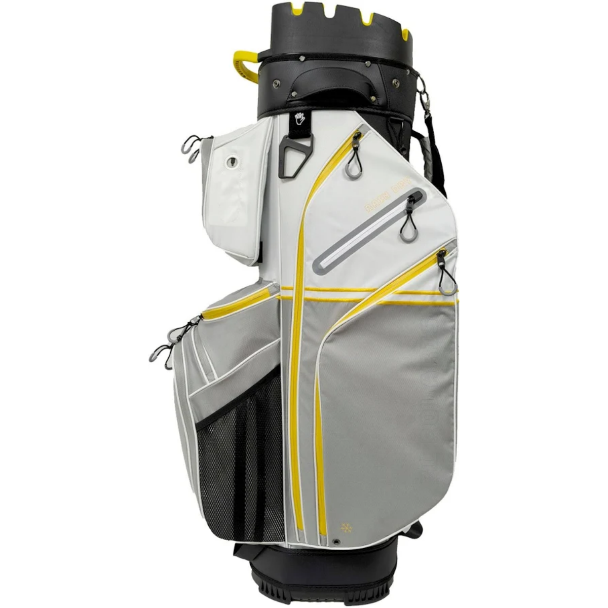 Fastfold Polaris Cartbag Rain Dry Grijs/Wit/Geel