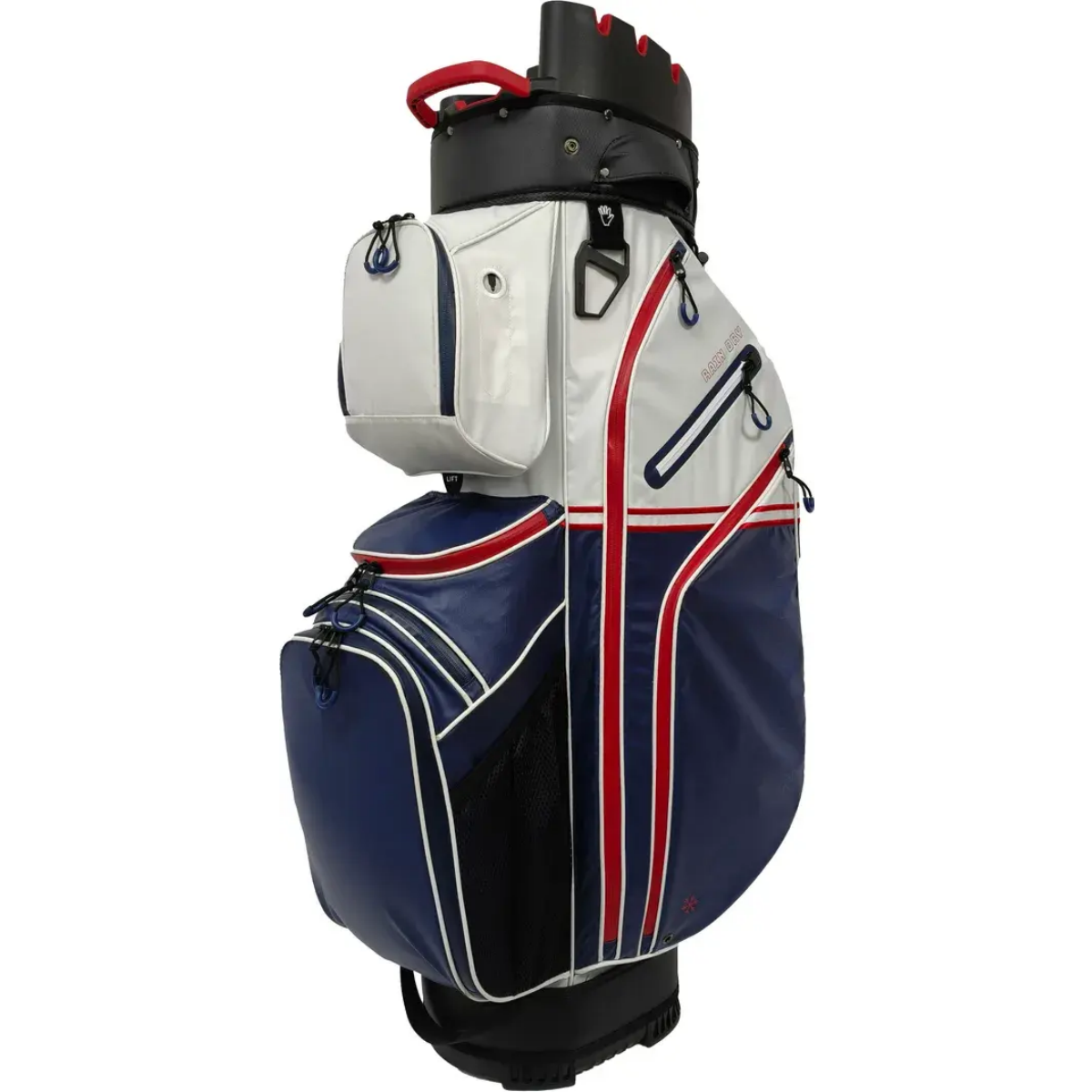 Fastfold Polaris Cartbag Rain Dry Navy/Rood/Wit
