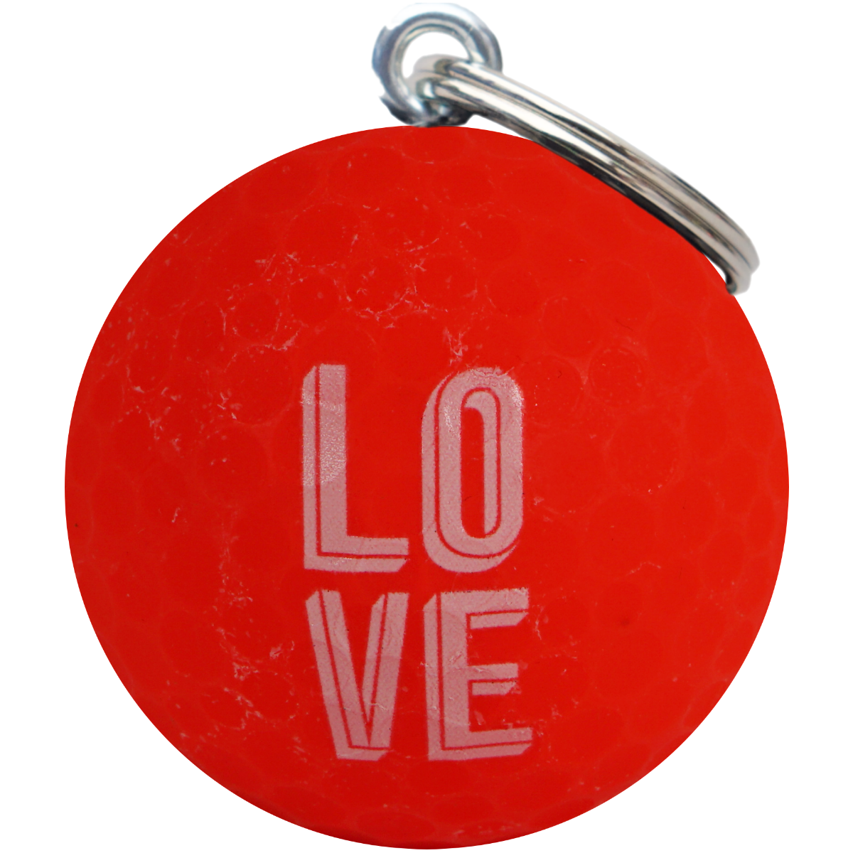 Golfbal sleutelhanger Love