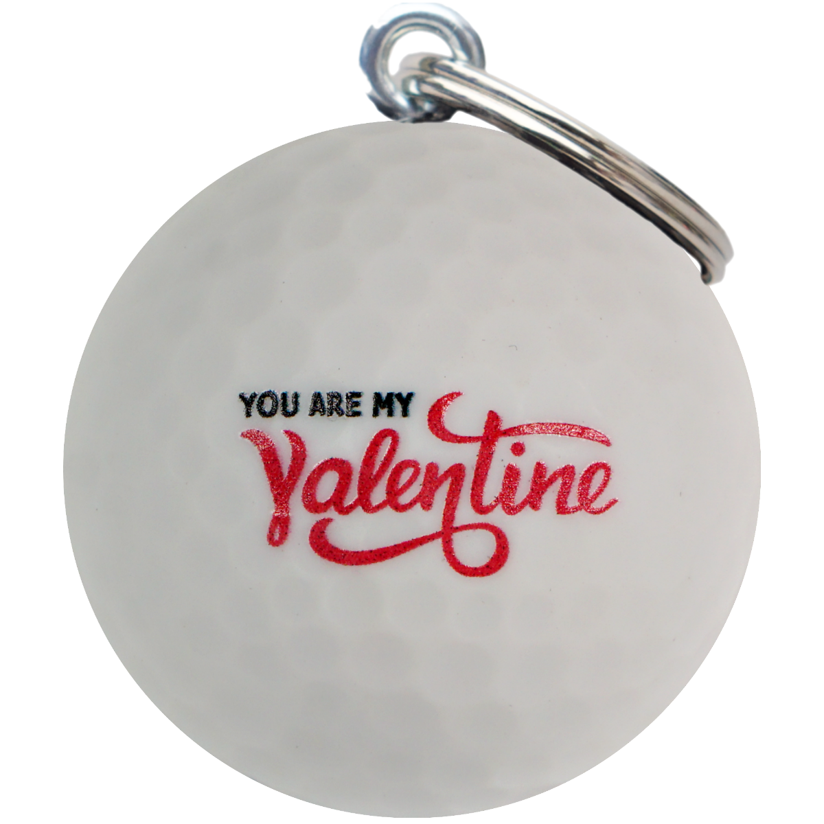 Golfbal sleutelhanger You are my Valentine