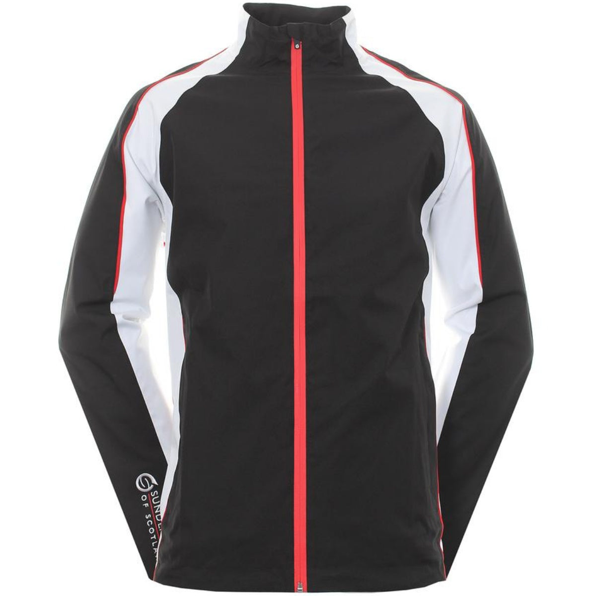 Sunderland Golf Vancouver Pro waterproof jacket black white