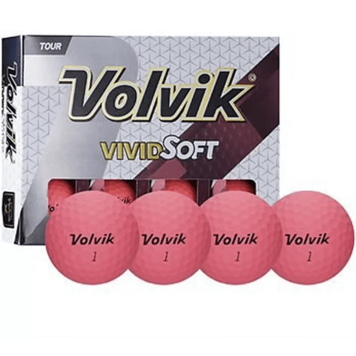 Volvik Vivid Soft 12 golfballen