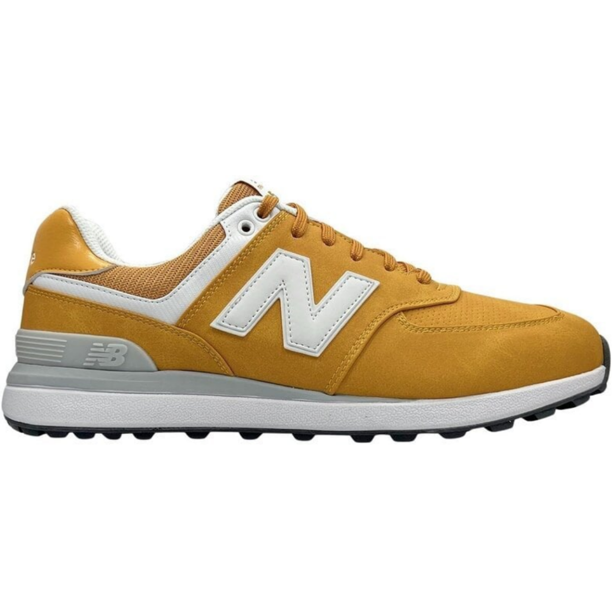 New Balance 574 Greens V2 heren golfschoen geel
