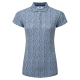 Footjoy 34169 snimal print cap sleeve polo 