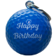 Golfbal sleutelhanger