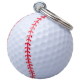 Golfbal sleutelhanger