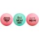 Golfballen WS9900136 set van 3 met print speciaal voor moeder