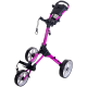 Fastfold Square golftrolley fuchsia