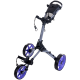 Fastfold Square golftrolley grijs/paars