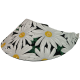 Foam visor grote witte bloemen