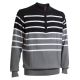 Backtee zip neck pullover voorkant