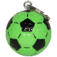 Sleutelhanger voetbal groen/zwart