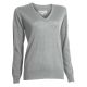 Backtee ladies solid pullover grijs
