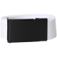 Backtee solid elastic belt white