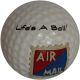 Golfbal beeldje Air mail