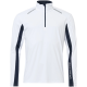 Abacus Cypress 6740-193 halfzip longsleeve White Navy