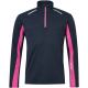Abacus Cypress 6740-878 halfzip longsleeve Navy Hibiscus
