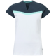 Abacus Erin 2690 342 dames polo met capmouw Aqua White