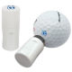 Golfbal stempel ogen blauw