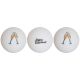 Golfballen WS9900141 set van 3 Happy Retirement