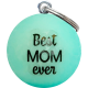 Golfbal sleutelhanger Best Mom Ever Mint
