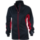 Greg Norman G2F7F001 ladies windtop weather knit black red