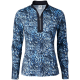 Silja dames polo Feathery print