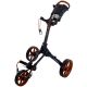 Fastfold Square golftrolley charcoal special/cognac