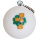 Golfbal sleutelhanger Geraniums