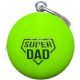 Golfbal sleutelhanger Super Dad Groen
