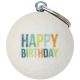 Golfbal sleutelahanger Happy Birthday