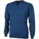 Greg Norman GNF140 heren golftrui Jeans Blue